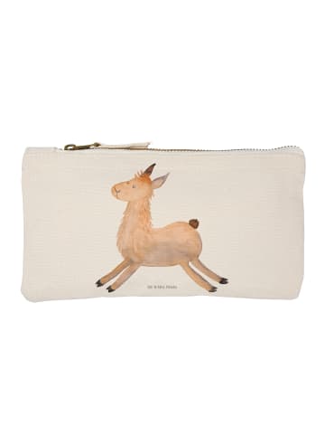 Mr. & Mrs. Panda Pouch Lama Springen ohne Spruch in Weiß
