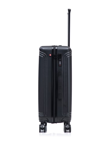 SWISS KOPPER Großer Hartschalenkoffer GSTAAD in Schwarz (100L)