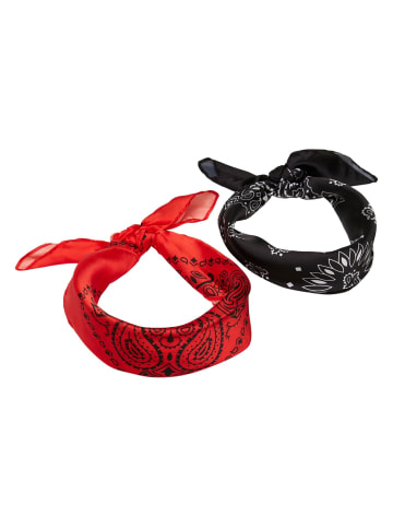 Urban Classics Bandana in black/red