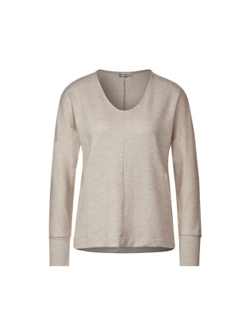 Street One Langarmshirt in spring sand melange