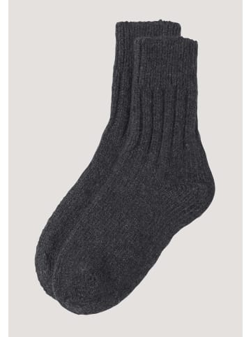 Hessnatur Stricksocke in anthrazit