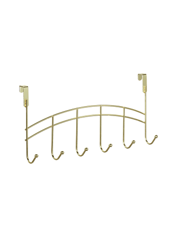 relaxdays 10 x Türgarderobe in Gold - (B)40x (H)20 x (T)9 cm
