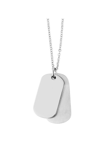 Adeliás Unisex Halskette mit Anhänger – aus Edelstahl in silber