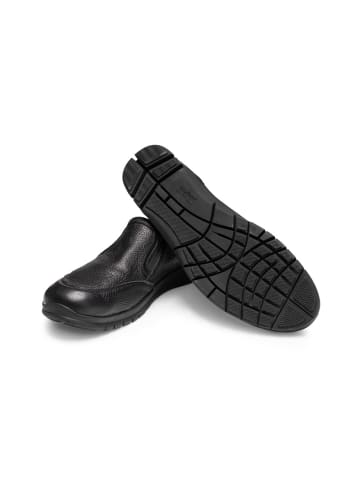 VITAFORM Hirschleder Slipper in schwarz