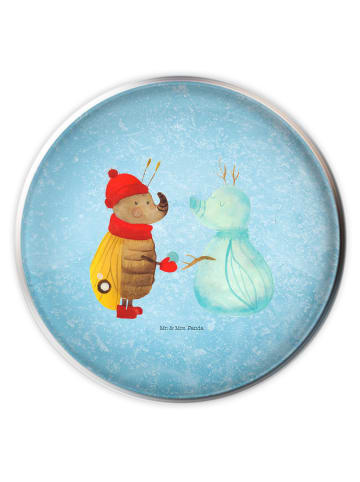 Mr. & Mrs. Panda Ablaufgarnitur Nachtfalter Schneemann ohne Spruch in Eisblau