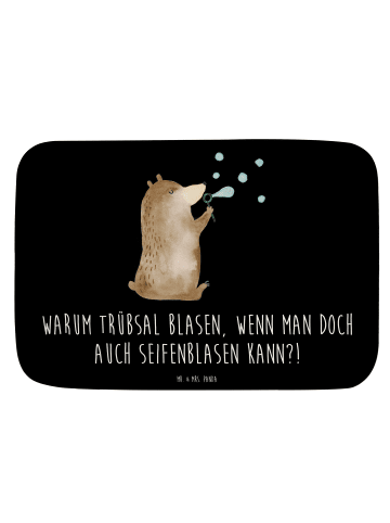 Mr. & Mrs. Panda Badvorleger Bär Seifenblasen mit Spruch in Schwarz