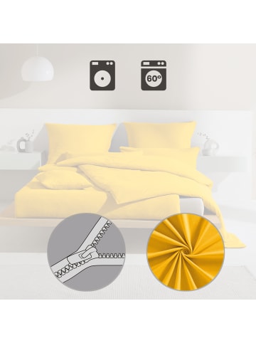 Erwin Müller Single-Jersey Bettwäsche Ansbach in curry