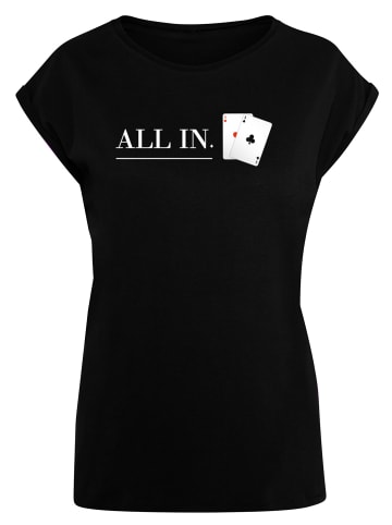 F4NT4STIC T-Shirt Poker All In Karten in schwarz