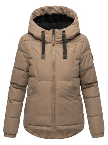 Navahoo Steppjacke Eisbällchen in Taupe Grey