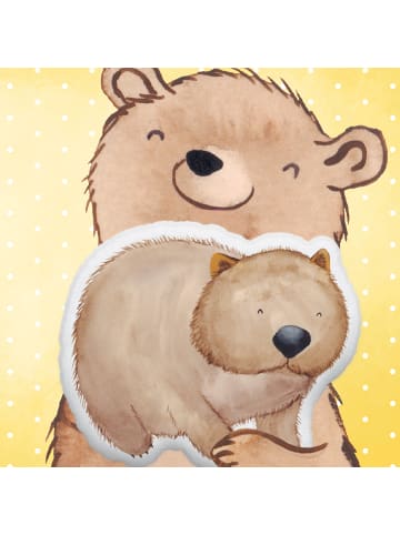 Mr. & Mrs. Panda Kissen Wombat ohne Spruch in Weiß