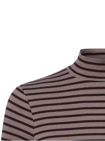 Marie Lund Langarmshirt in grau schwarz