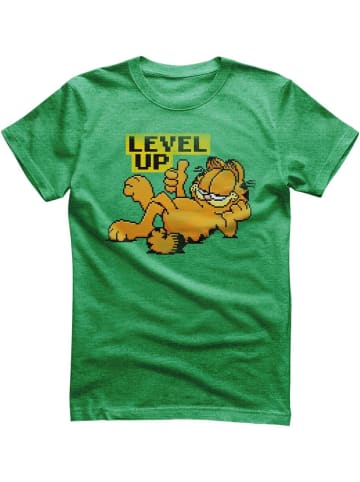 Garfield T-Shirt "Garfield Level Up T-Shirt" in Grün