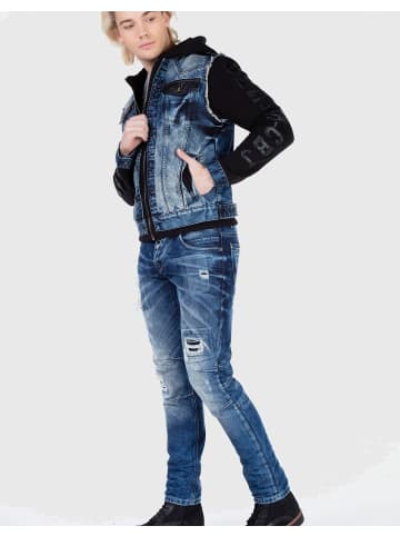 Cipo & Baxx Jacke CJ154 in BLUE