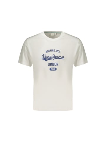 Pepe Jeans Weiß Herren T-Shirt aus Baumwolle