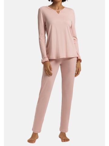 Hanro Schlafanzug Claire in Blush