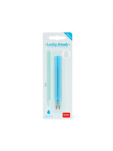 LEGAMI Legami Gelstift 2 Ersatzpatronen - LOVELY FRIENDS REFILL SET - SKY BLUE
