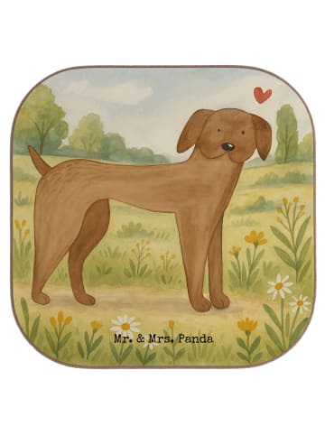 Mr. & Mrs. Panda Tischuntersetzer Hund Dogge Design ohne Spruch in Weiß