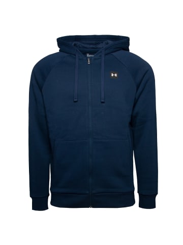 Under Armour Sweatjacke Rival Fleece Full Zip in blau