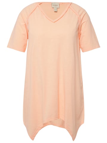 Ulla Popken Longshirt in helles pfirsich