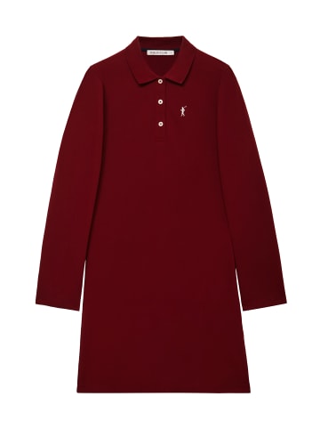 Polo Club Dress in Granatrot