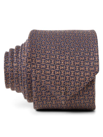 Andrew James Krawatte in braun marine - 0001