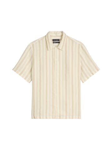 Marc O'Polo Kurzarm-Hemd regular in Medium Brown