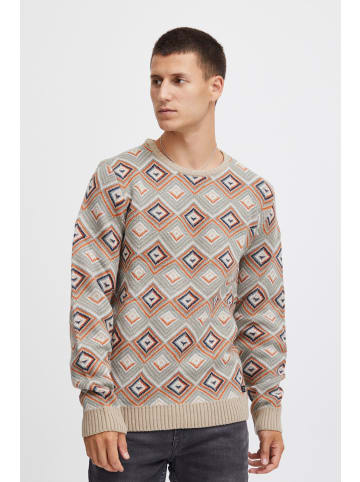 BLEND Strickpullover BHPullover 20715873  Winterlicher Strickpullover mit Muster in Beige