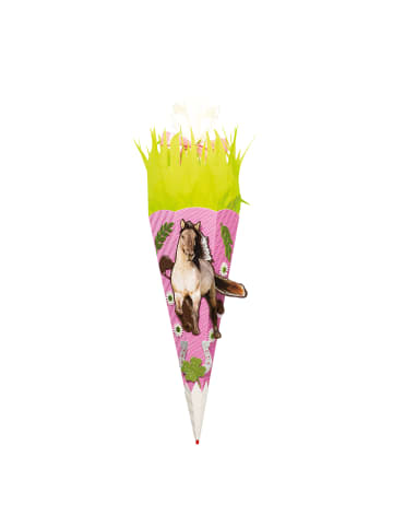 Bastelset Schultüte groß 68 cm Pferdeträume