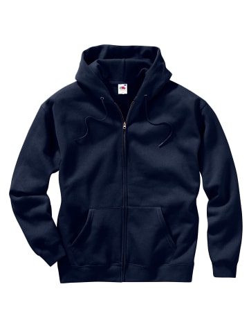 Fruit of the Loom Sweatjacke in dunkelblau
