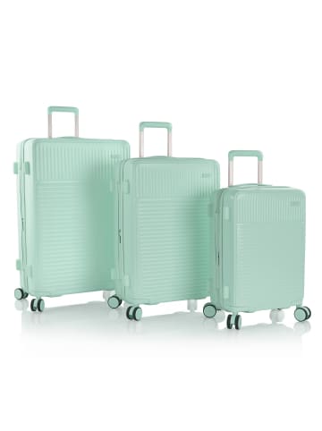 Heys Pastel 4 Rollen Kofferset 3-teilig mit Dehnfalte in mint