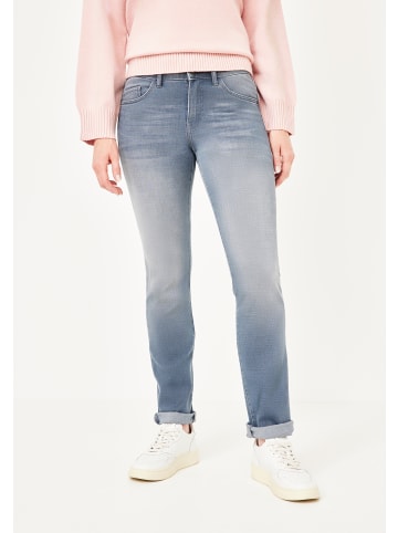 Paddock's 5-Pocket Jeans LIA in light grey used moustache