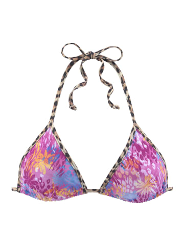 Buffalo Triangel-Bikini-Top in rosa bedruckt