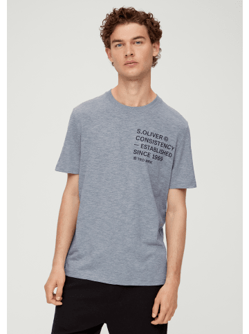 s.Oliver T-Shirt kurzarm in Grau