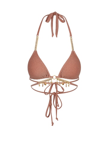 Moda Minx Bikini Top Lumiere Seychelles in Soft Peach