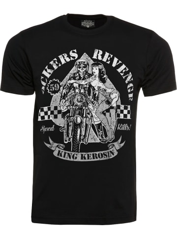 King Kerosin T-Shirt in Schwarz