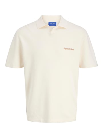 Jack & Jones Gestricktes Polo in Sea Salt