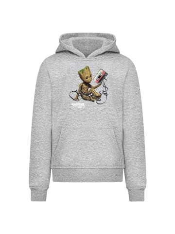 F4NT4STIC Hoodie Marvel Guardians Of The Galaxy Vol2 Groot Tape in grau meliert