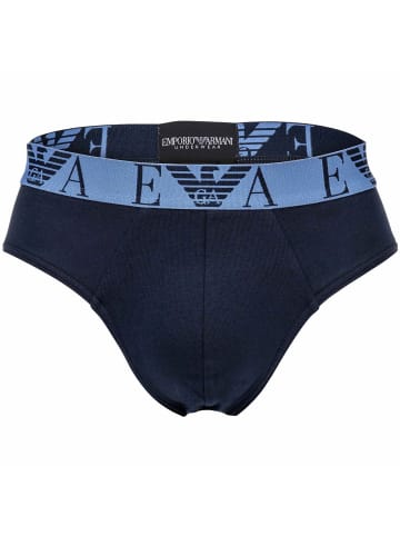 Emporio Armani Slip 3er Pack in Marine