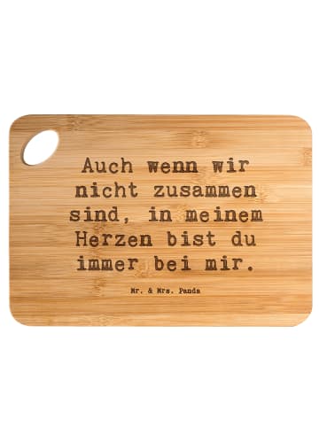 Mr. & Mrs. Panda Brett Spruch Trennung von den Eltern mit Spruch in Braun