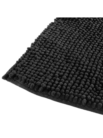 5five Simply Smart Badteppich TAPIS MINI CHENILLE in Schwarz, 50 x 80 cm