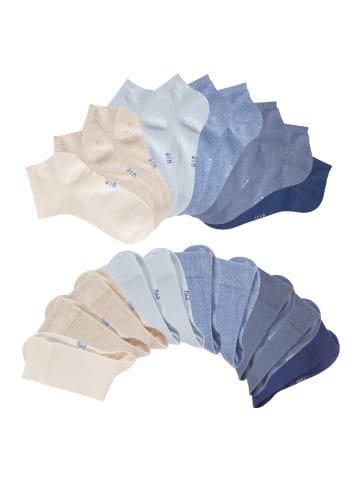 H.I.S Basicsocken in jeans, ecru, beige, hellblau, blau, dunkelblau