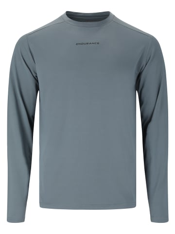 Endurance Langarmshirt Loker in 2013 Blue Mirage