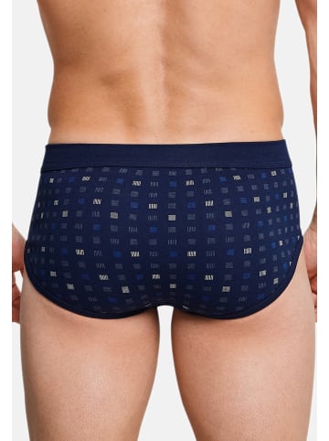 Schiesser Sportslip / Unterhose Cotton Essentials Feinripp in Navy