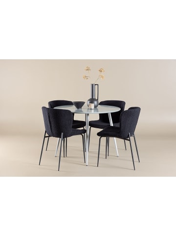ebuy24 Essgruppe Plaza (5-teilig) Grau 100 x 100 cm