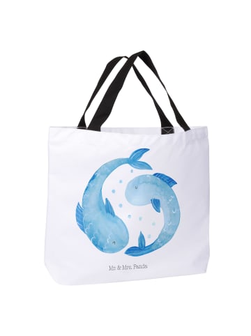 Mr. & Mrs. Panda Umhängetasche Sternzeichen Fische ohne Spruch in Weiß