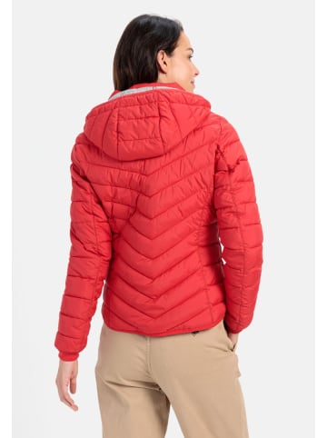 Camel Active Steppjacke aus recyceltem Polyester in Rot