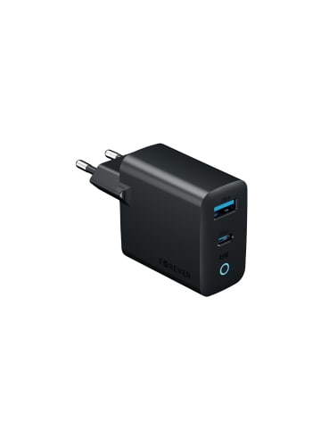 FOREVER Forever Vibe-TC45AC GaN PD QC Ladegerät 1x USB-C 1x USB 45W dunkelgrau