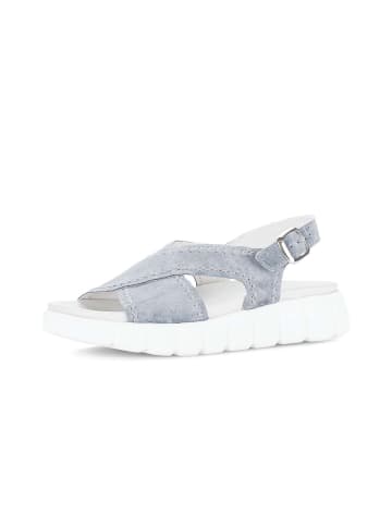 Gabor Plateau Sandalen in blau