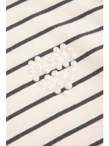 Coccodrillo T-Shirt mit kurzen Ärmeln in schwarzgrau