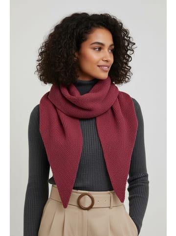 Faera Weicher Strickschal mit dezenter Struktur in Rosa